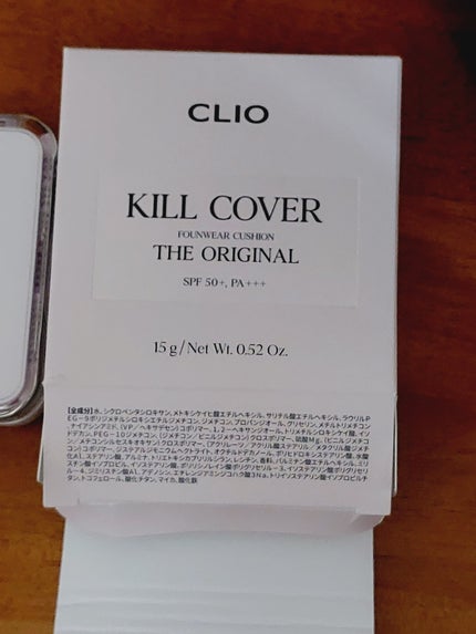 CLIO キル カバー ファンウェア クッション ザ オリジナルのクチコミ「#PR  #CLIO  #LIPSプレゼント 
今回はLIPSのモニター·プレゼントで頂いた.....」(3枚目)