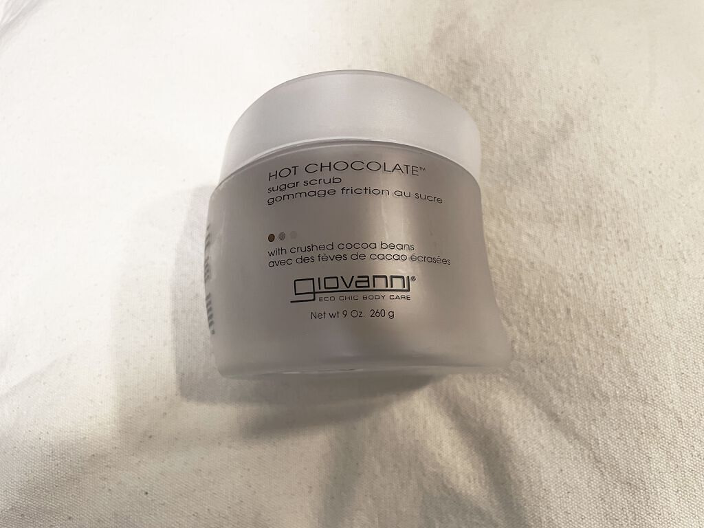ジョヴァンニ シュガー ボディスクラブ ホットチョコレート/giovanni/ボディスクラブを使ったクチコミ（1枚目）