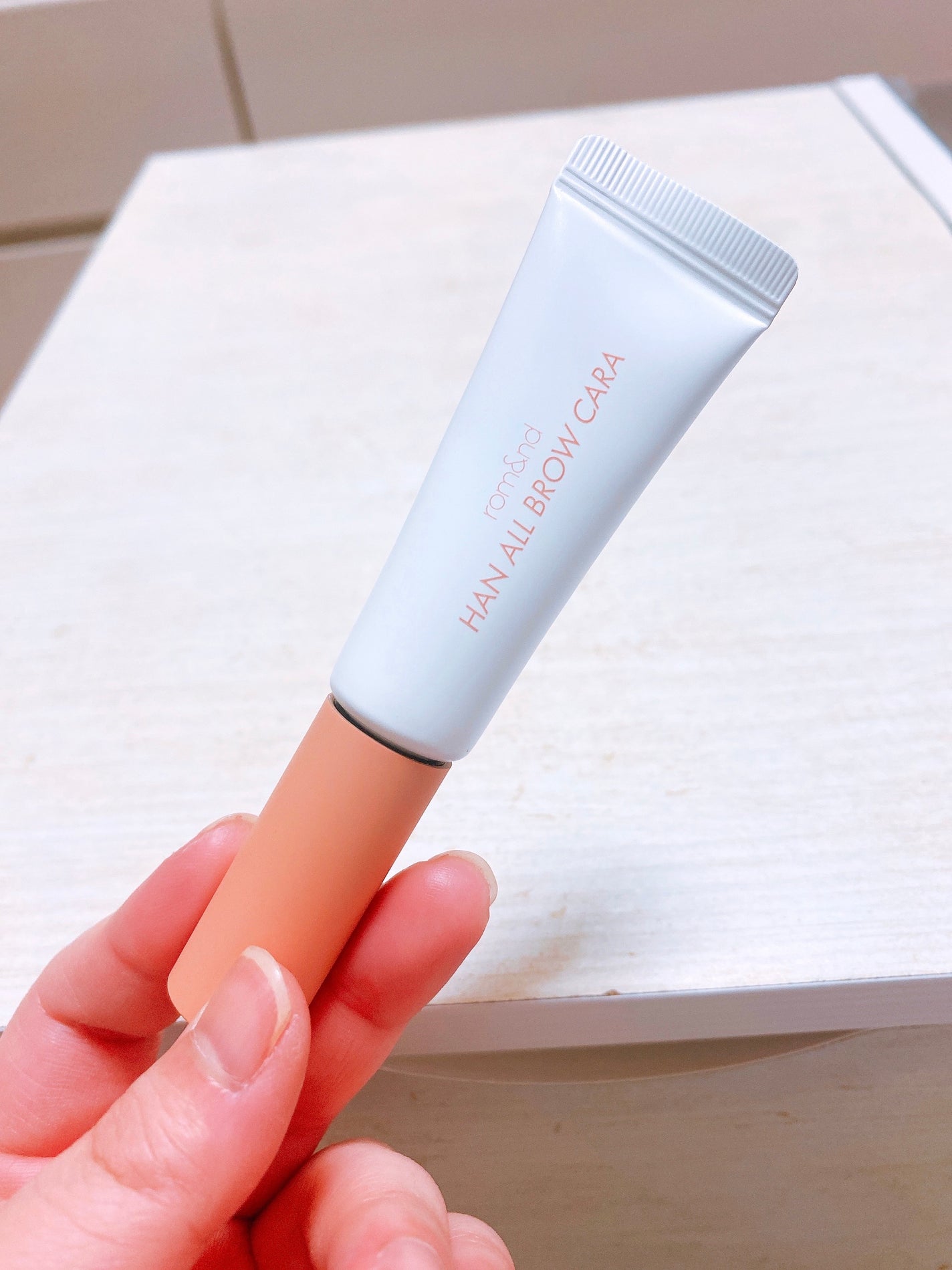 ハンオールブロウカラ/rom&nd/眉マスカラを使ったクチコミ(1枚目)