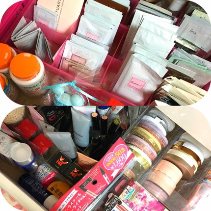 3段式クリアーケース/DAISO/その他化粧小物を使ったクチコミ(3枚目)