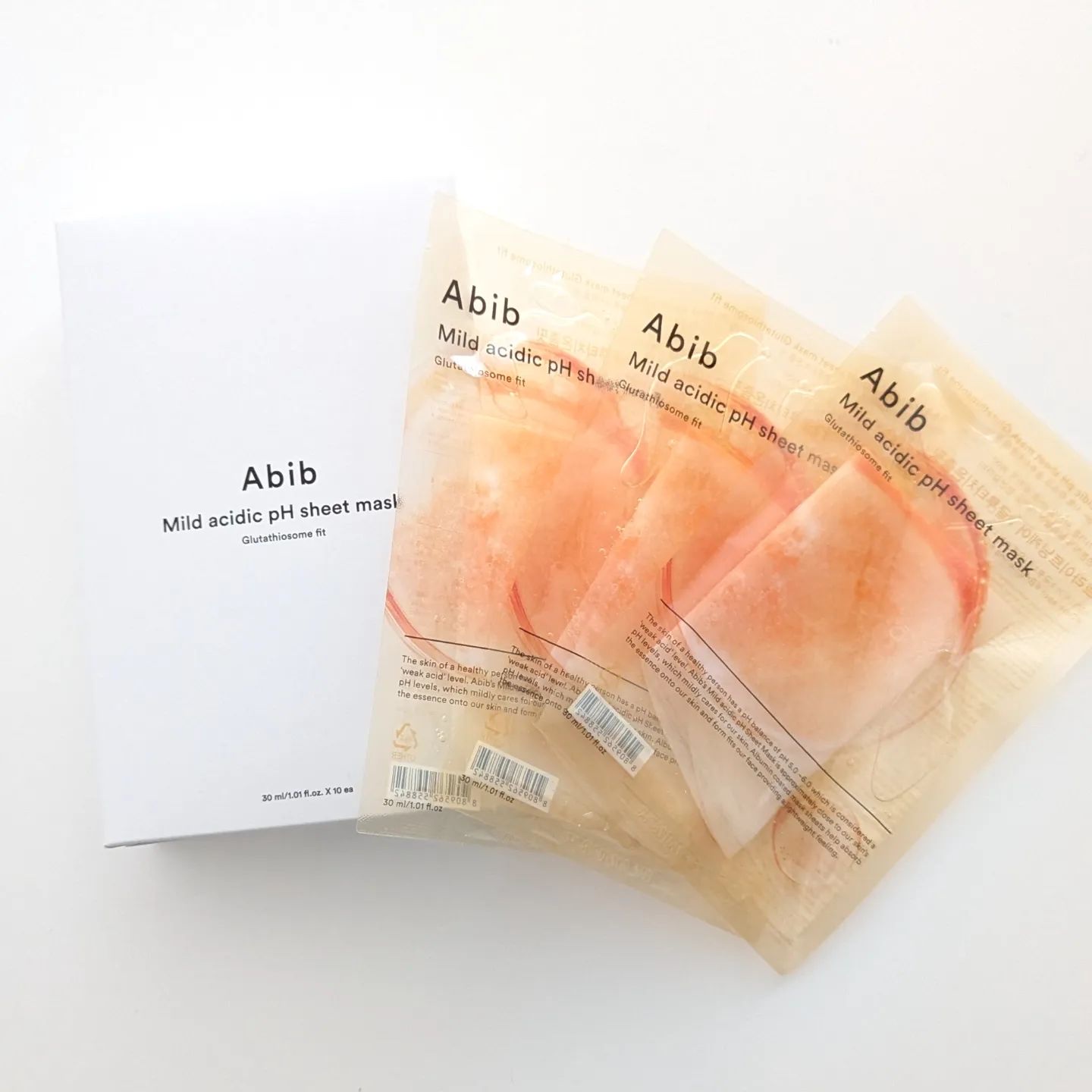 アビブ　弱酸性pHシートマスク  グルタチオンソームフィット/Abib /シートマスク・パックを使ったクチコミ（1枚目）