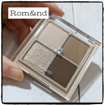 ベターザンアイズ ミュージックシリーズ/rom&nd/アイシャドウパレットを使ったクチコミ(1枚目)