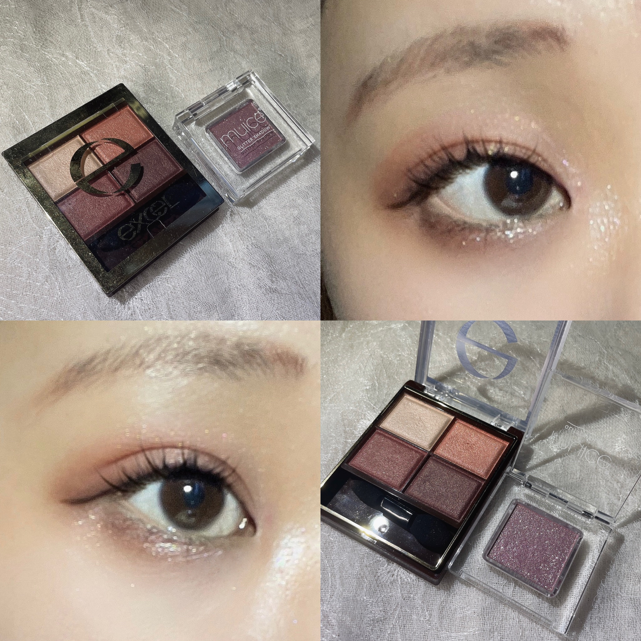 スキニーリッチシャドウ/excel/アイシャドウパレットを使ったクチコミ（1枚目）