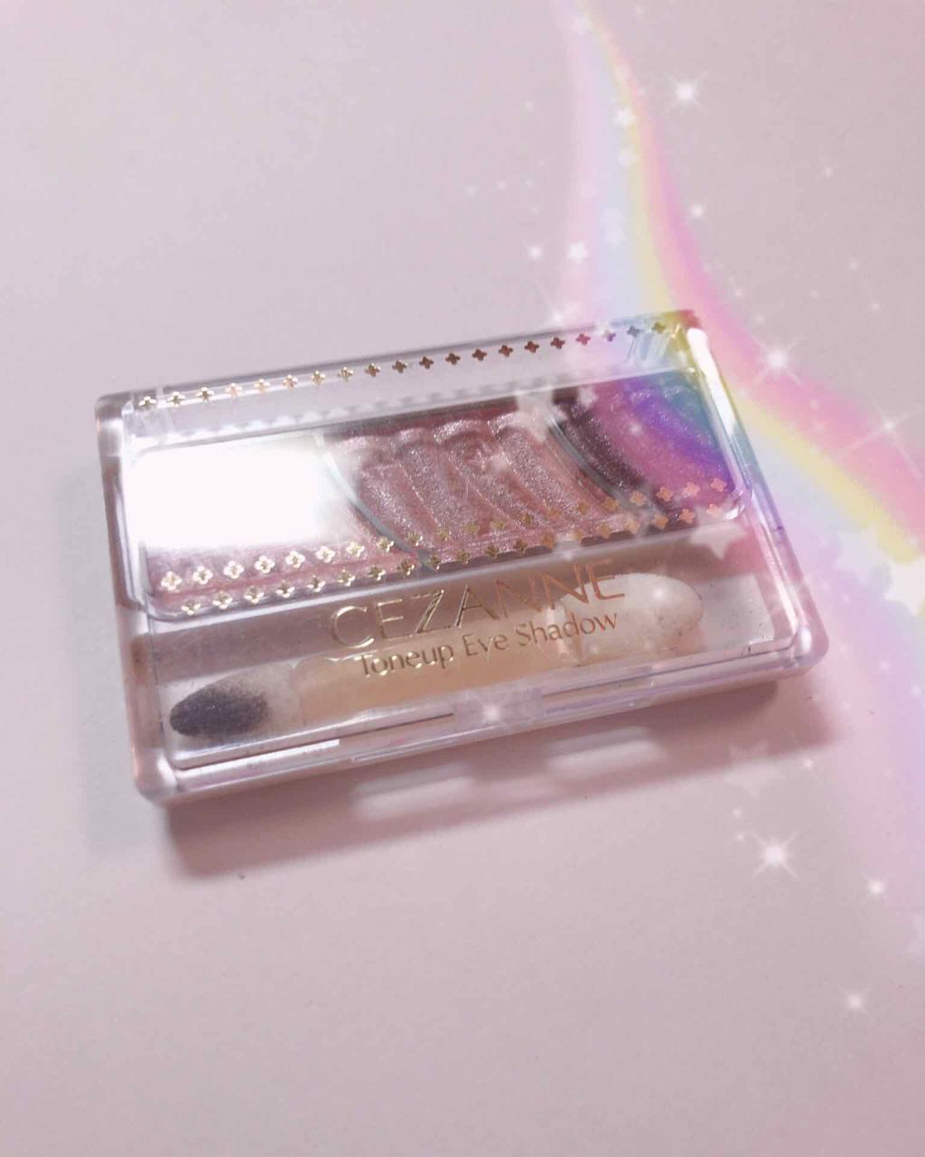トーンアップアイシャドウ/CEZANNE/アイシャドウパレットを使ったクチコミ(1枚目)