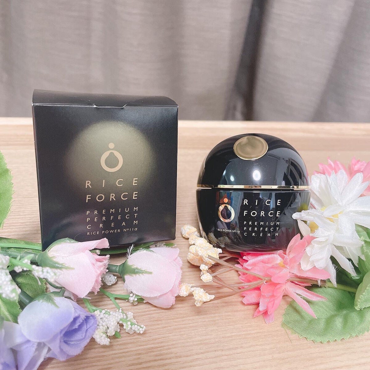 プレミアムパーフェクトクリーム/ライスフォース/フェイスクリームを使ったクチコミ(1枚目)