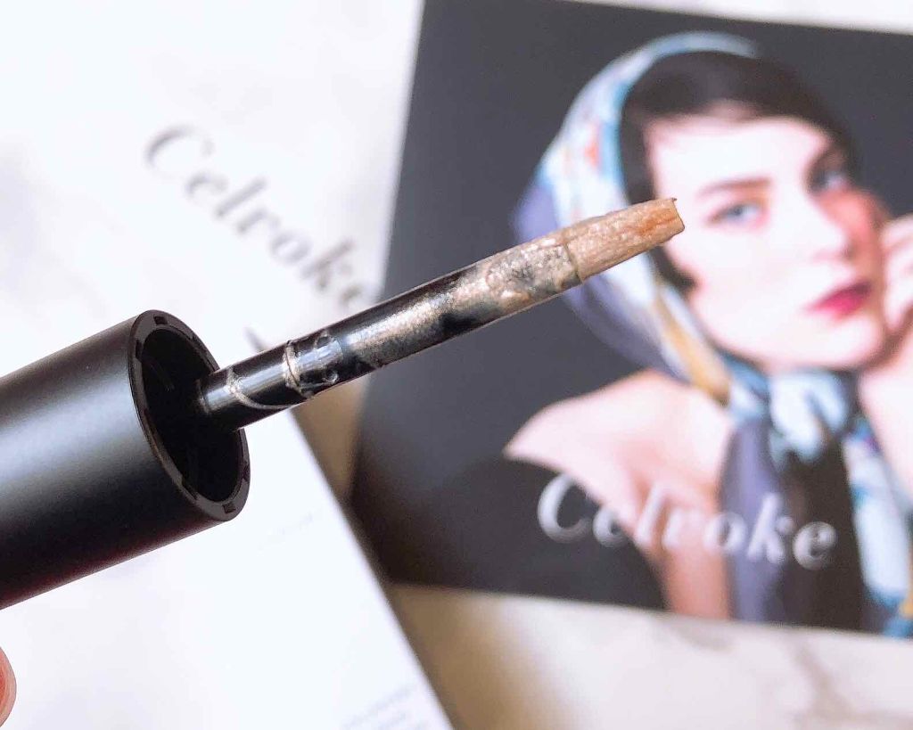 ヴォランタリー リキッドアイ＆ラッシュ/Celvoke/リキッドアイシャドウを使ったクチコミ（2枚目）