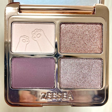 アニマルアイシャドウ(4シェード) 08 縁結び御守/ZEESEA/アイシャドウパレットを使ったクチコミ(2枚目)