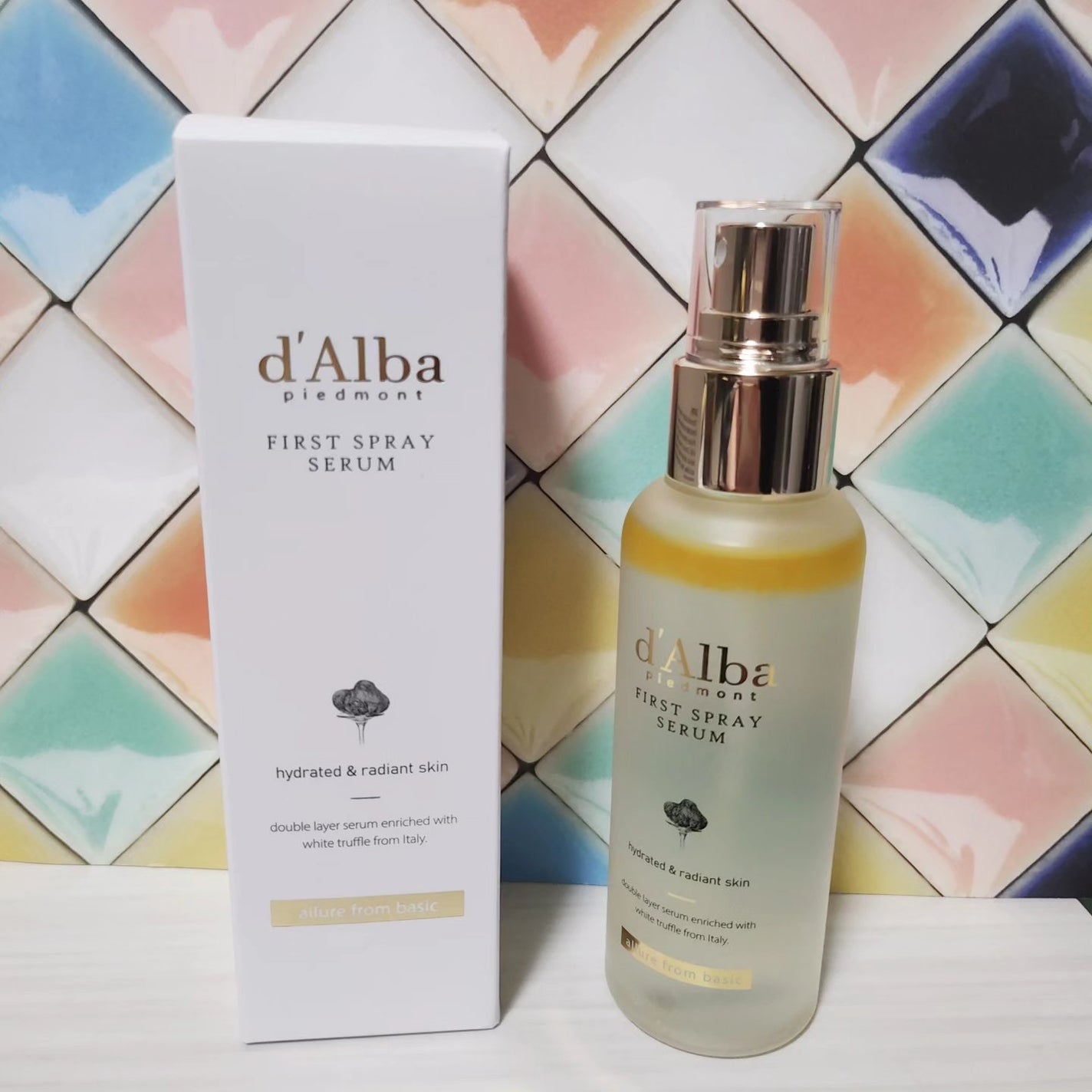 ダルバ ホワイトトリュフファーストスプレーセラム/ダルバ/ミスト状化粧水を使ったクチコミ(1枚目)