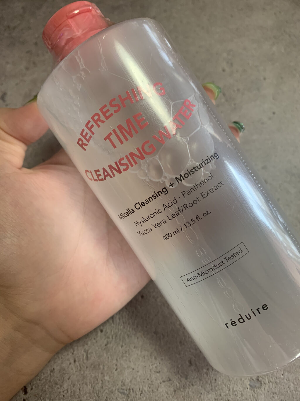 リフレッシングタイムクレンジングウォーター/reduire /クレンジングウォーターを使ったクチコミ（1枚目）