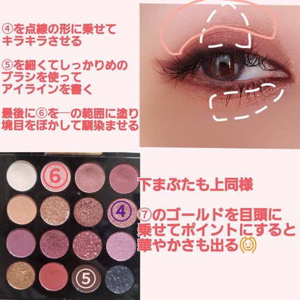 大英博物館 エジプトシリーズ アイシャドウパレット/ZEESEA/アイシャドウパレットを使ったクチコミ(6枚目)