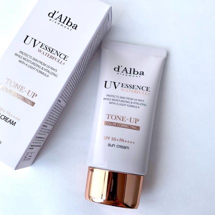 ウォータフルトーンアップサンクリーム/ダルバ/日焼け止めクリームを使ったクチコミ(2枚目)