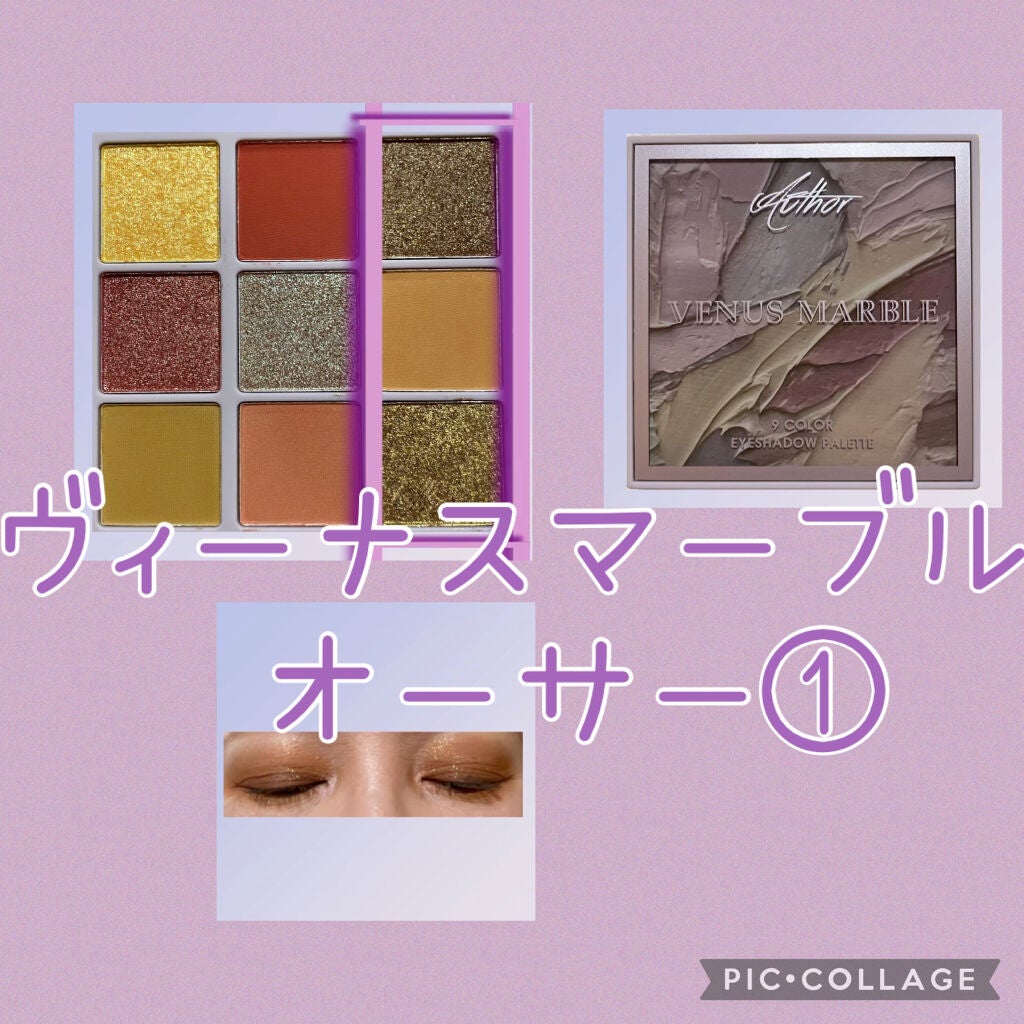 VenusMarble 9色アイシャドウパレット/Venus Marble/アイシャドウパレットを使ったクチコミ(1枚目)