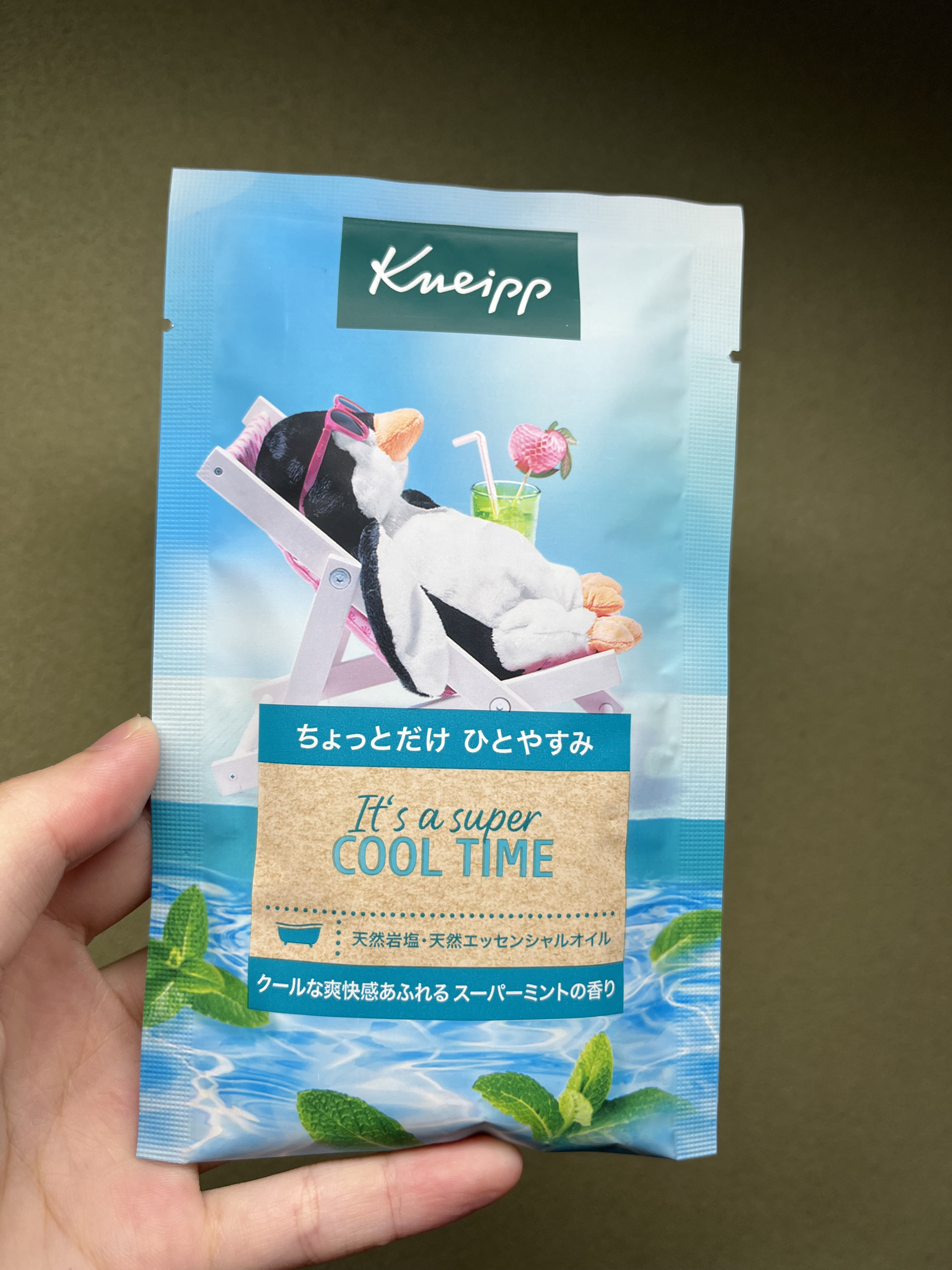 クナイプ バスソルト スーパーミントの香り/クナイプ/無機塩系入浴剤を使ったクチコミ（1枚目）