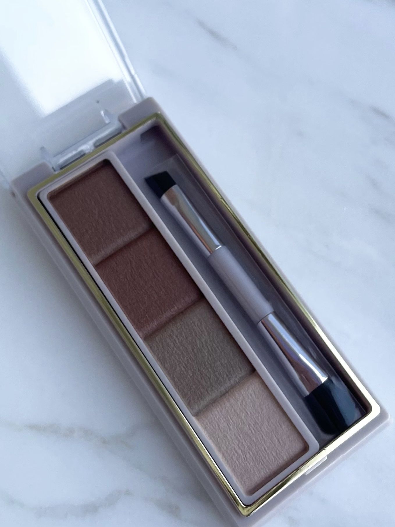 カラーエディットパウダーブロウ EP03 オータムベージュ/excel/パウダーアイブロウを使ったクチコミ（2枚目）