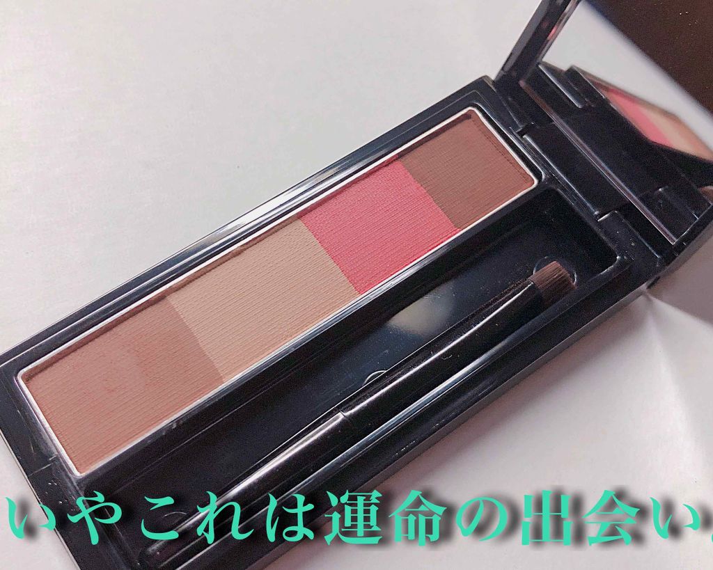 リシェ カラーリング アイブロウパウダー BR-3 オリーブブラウン/Visée/パウダーアイブロウを使ったクチコミ（1枚目）