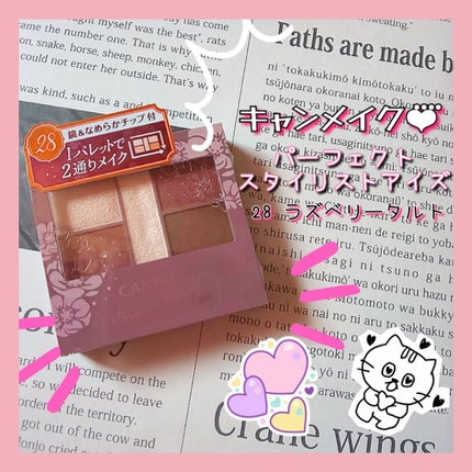 パーフェクトスタイリストアイズ/キャンメイク/アイシャドウパレットを使ったクチコミ(1枚目)