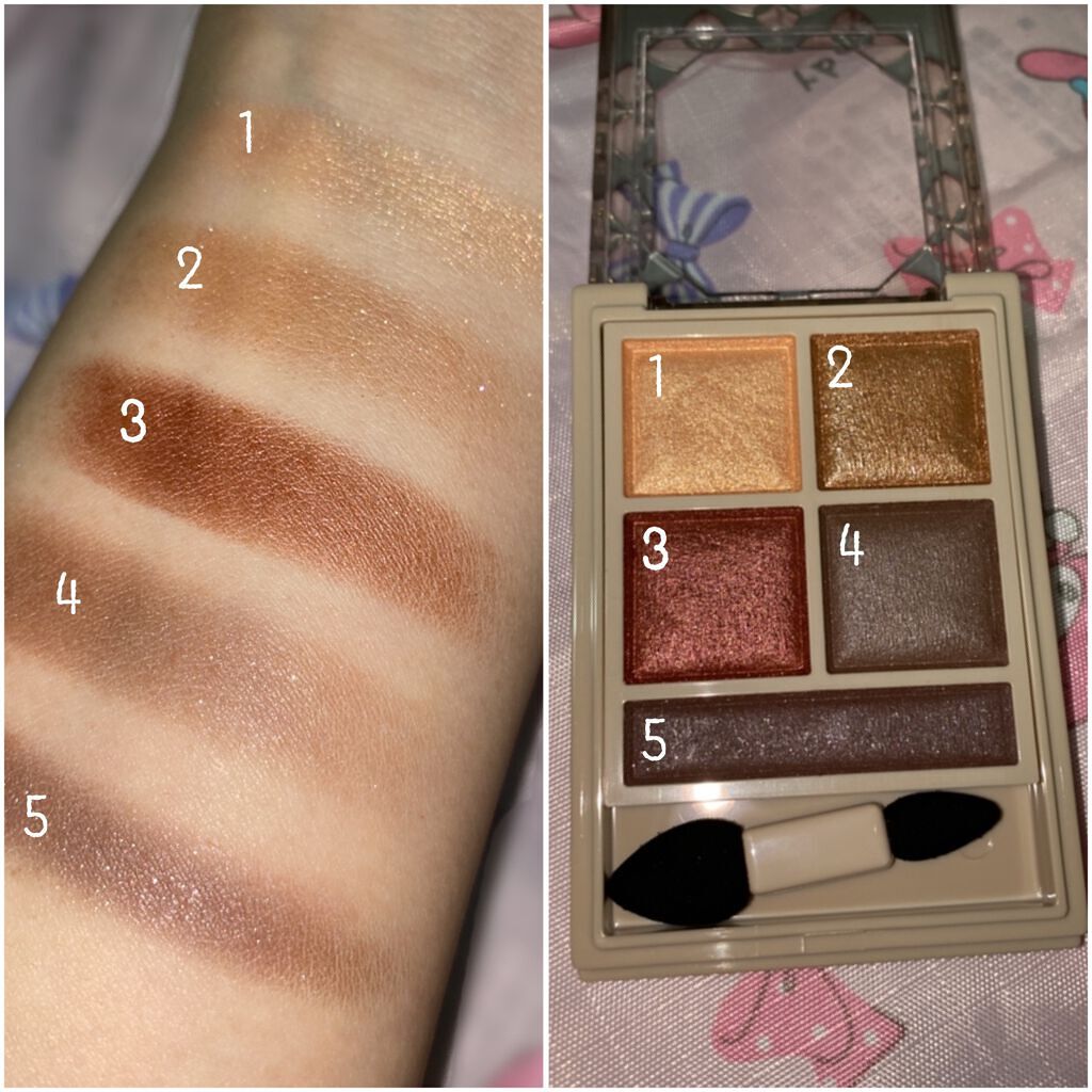 パノラマデザイン アイパレット/Visée/アイシャドウパレットを使ったクチコミ(2枚目)