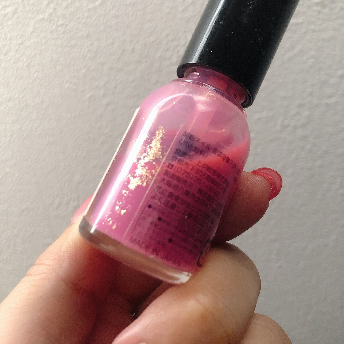 胡粉ネイル きららシリーズ 金雲母撫子（きららなでしこ）/上羽絵惣/マニキュアを使ったクチコミ（2枚目）