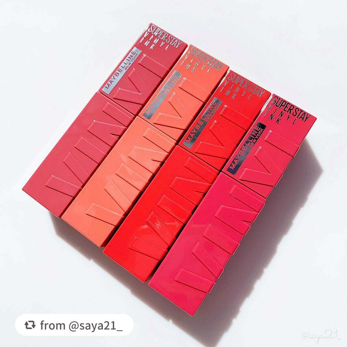 【saya21_さんから引用】

“\ SNSでバズってるメイベリンのスーパーステイヴィニルインクが凄かった💄💋 /

⚜️MAYBELLINE NEW YORK
SPステイ ヴィニルインク
10 おしゃべりなヌードルージュ
60 お茶