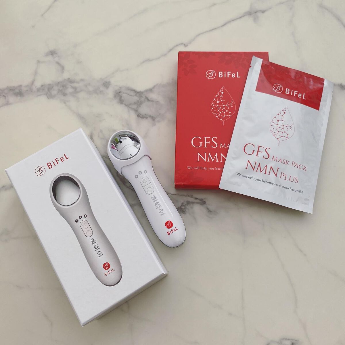 導入美顔器イオンブースター＆GFSマスク/bifel/美顔器・マッサージを使ったクチコミ（1枚目）
