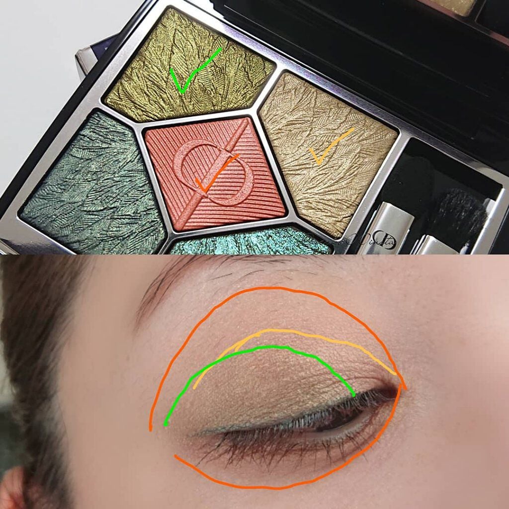 サンク クルール クチュール<バーズ オブ ア フェザー>/Dior/アイシャドウパレットを使ったクチコミ(4枚目)