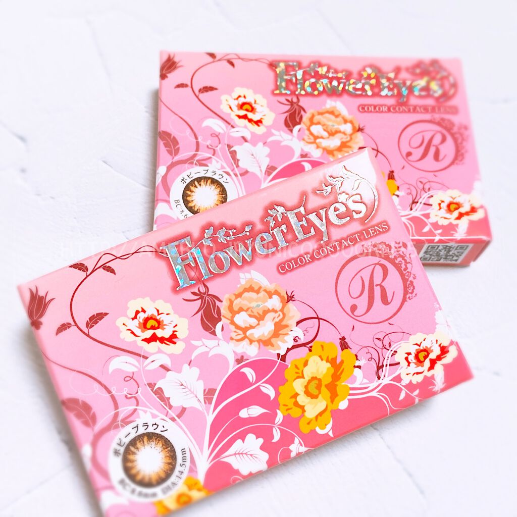 フラワーアイズR/株式会社ビューフロンティア/カラーコンタクトレンズを使ったクチコミ(1枚目)