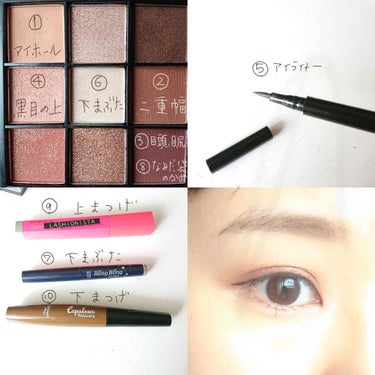 UR GLAM　BLOOMING EYE COLOR PALETTE/U R GLAM/アイシャドウパレットを使ったクチコミ（2枚目）