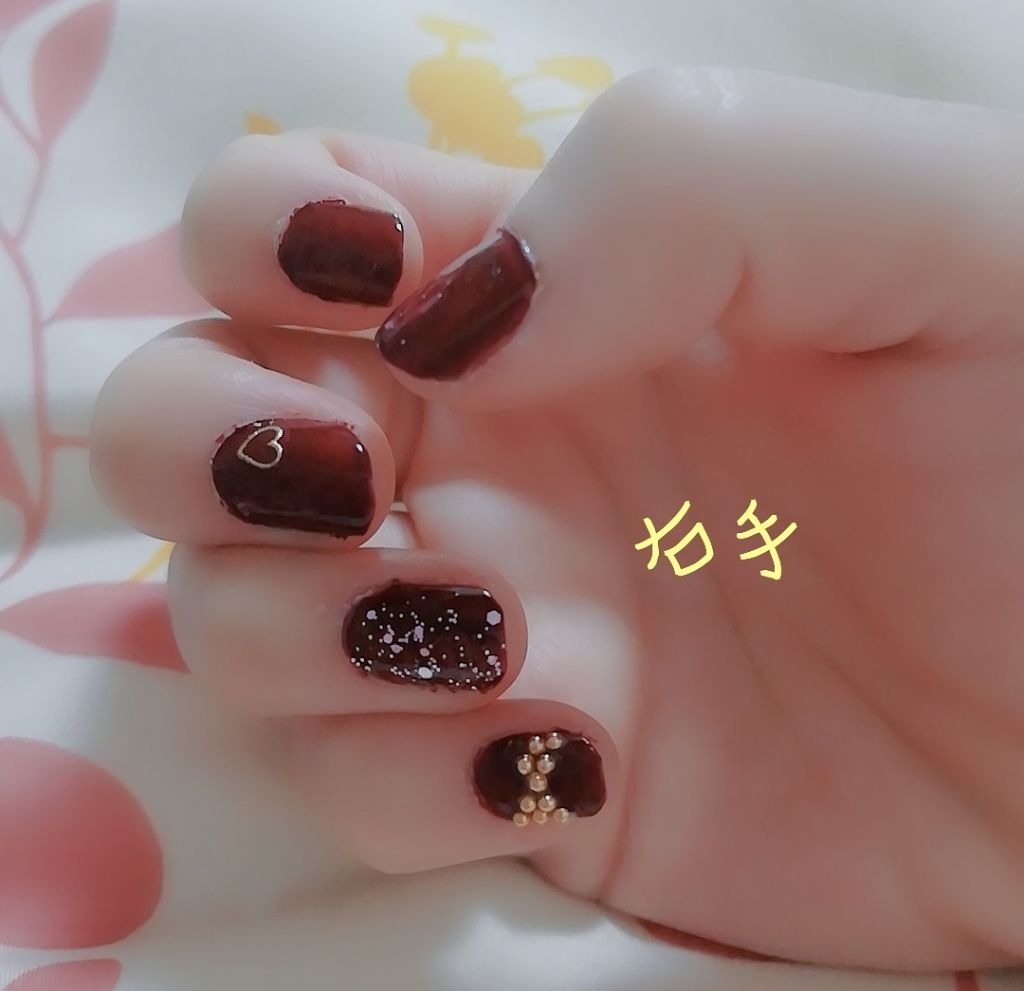 ネイルシール/セリア/ネイルシールを使ったクチコミ（2枚目）