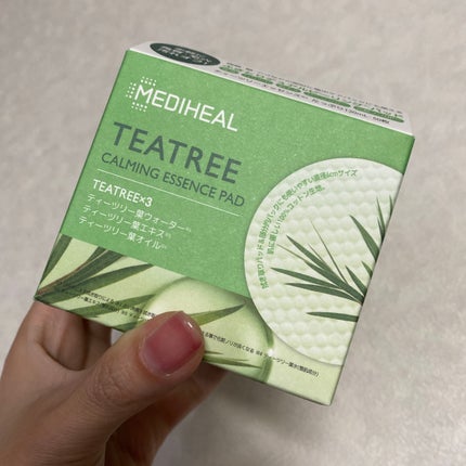 ティーツリーカーミングエッセンスパッド/MEDIHEAL/トナーパッドを使ったクチコミ(1枚目)