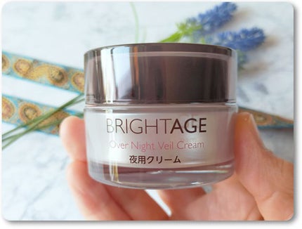 オーバーナイト ヴェールクリーム/BRIGHTAGE/フェイスクリームを使ったクチコミ(1枚目)