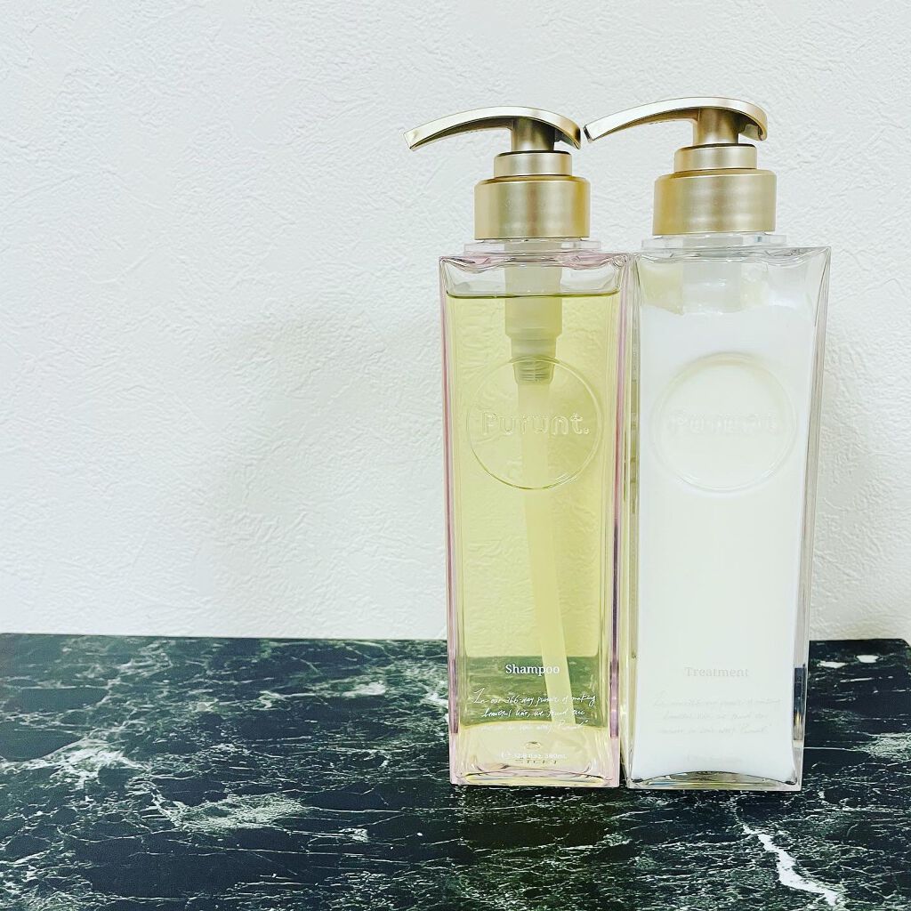 プルント モイストリッチ美容液シャンプー／モイストリッチリペア美容液トリートメント/Purunt./市販シャンプーを使ったクチコミ（1枚目）