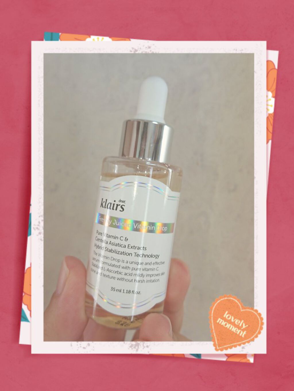 フレッシュリージュースドビタミンドロップ(35ml)/Klairs/美容液を使ったクチコミ（1枚目）