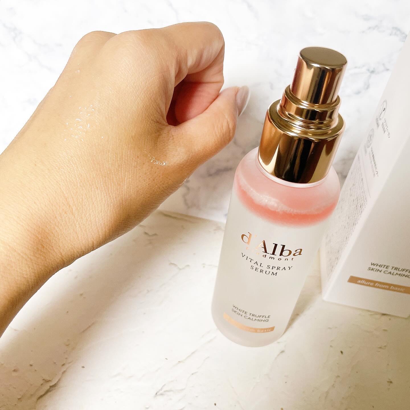 ダルバ ホワイトトリュフバイタルスプレーセラム/ダルバ/ミスト状化粧水を使ったクチコミ（3枚目）