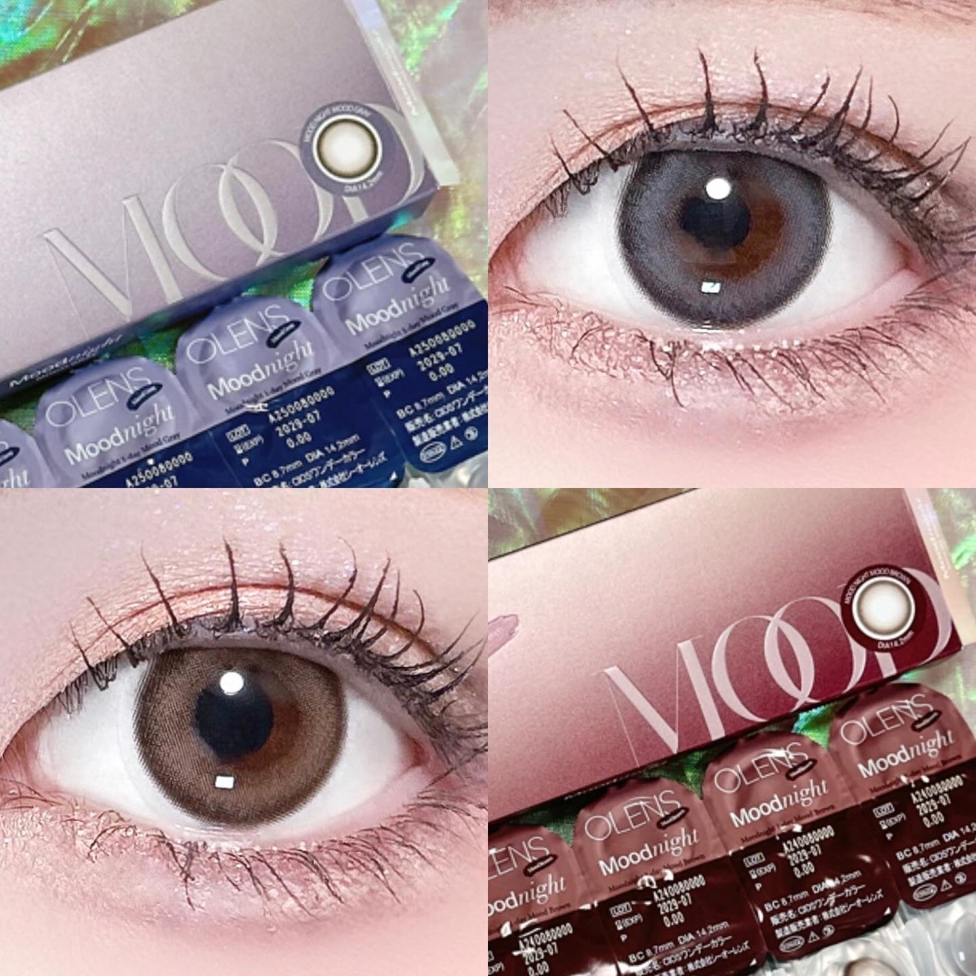 Moodnight 1day/OLENS/カラーコンタクトレンズを使ったクチコミ(1枚目)