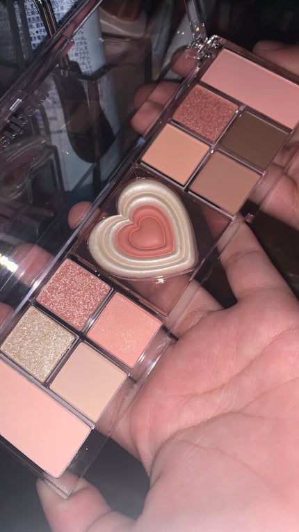 オールテイクムードライクパレット 02 ピーチ ヘブン(PEACH HEAVEN)/PERIPERA/アイシャドウパレットを使ったクチコミ(3枚目)