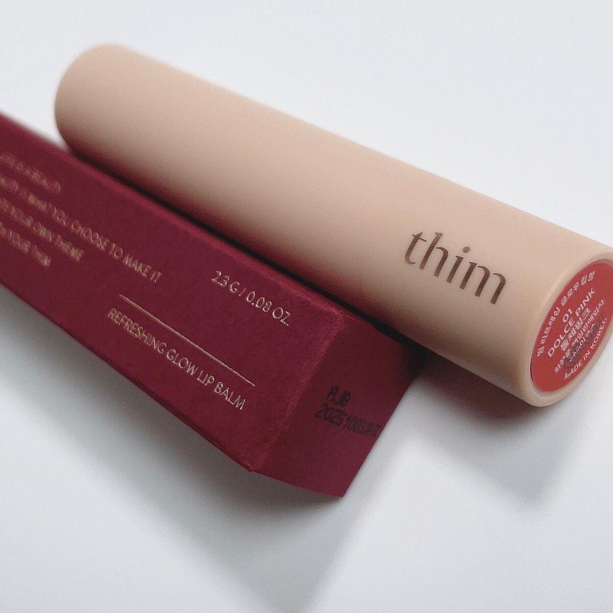 リフレッシンググロウリップバーム/thim/リップバームを使ったクチコミ(5枚目)