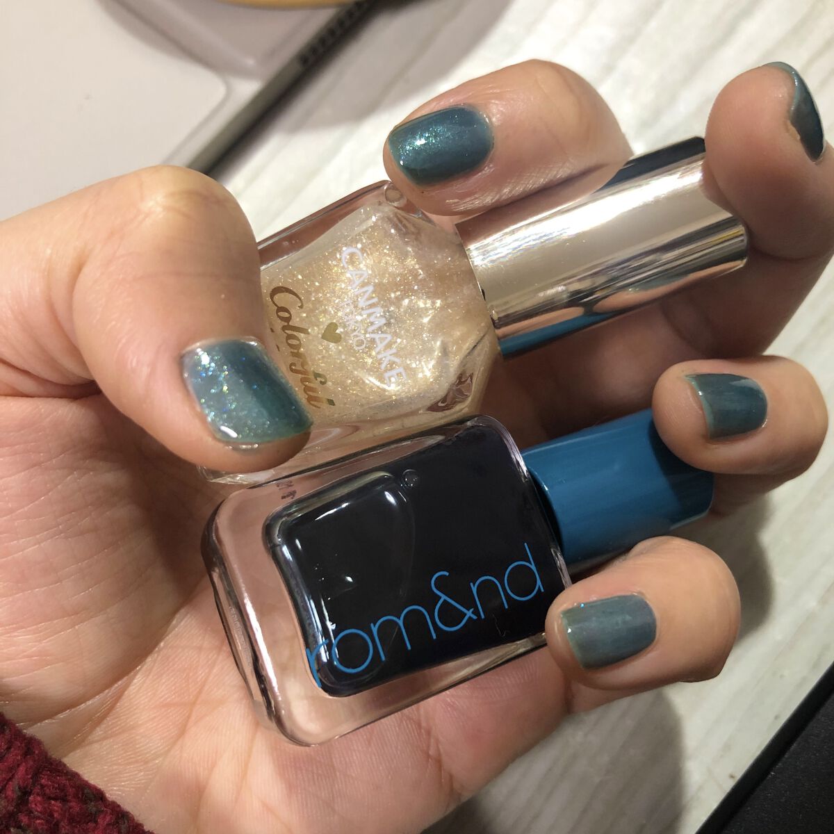 カラフルネイルズ/キャンメイク/マニキュアを使ったクチコミ（1枚目）