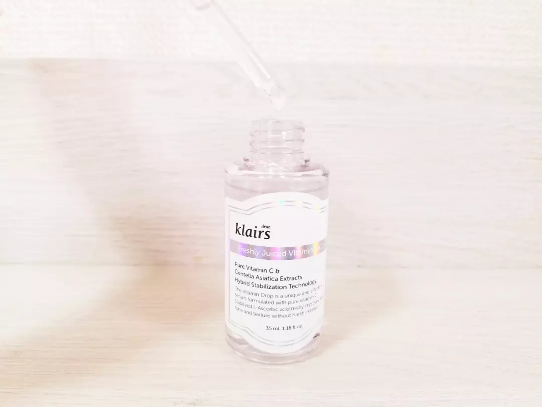 フレッシュリージュースドビタミンドロップ(35ml)/Klairs/美容液を使ったクチコミ（2枚目）