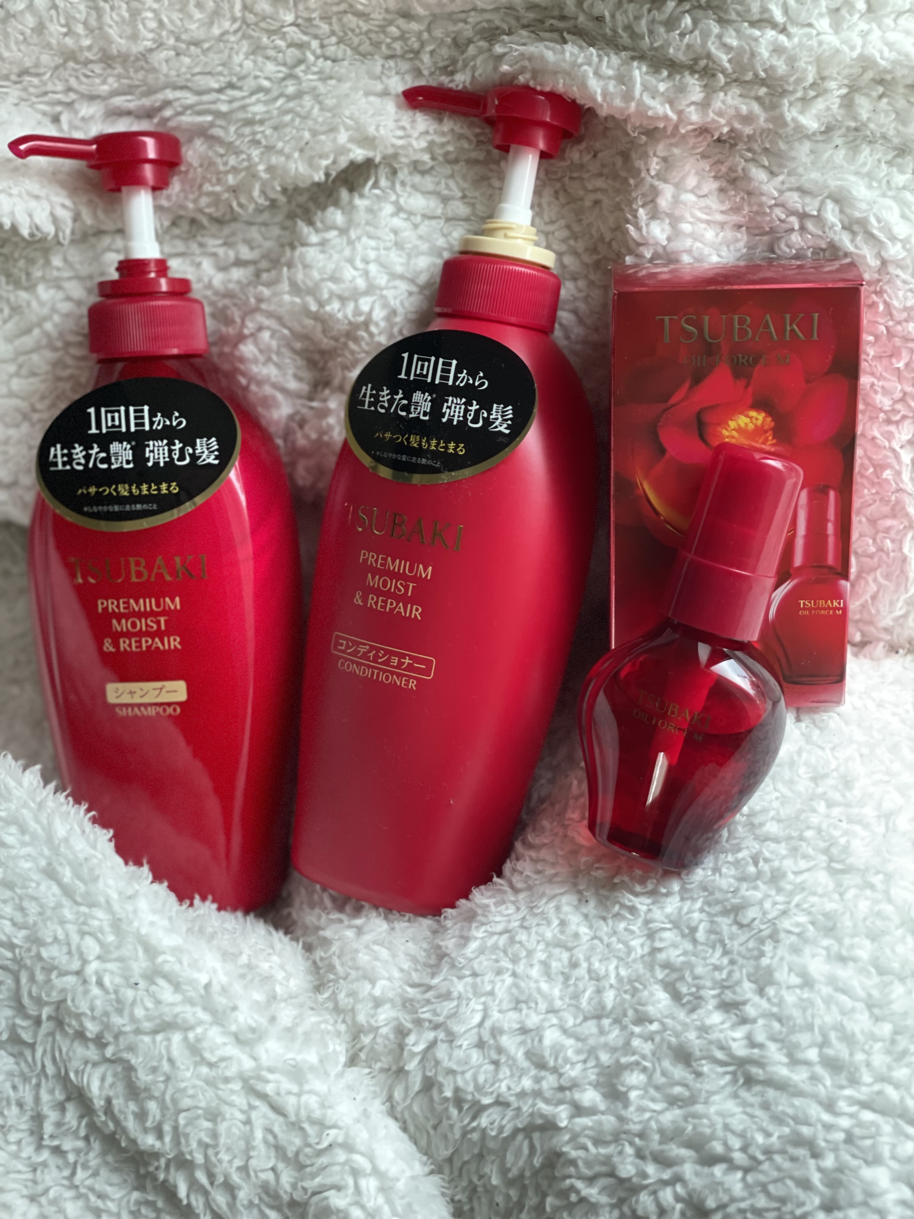 ＴＳＵＢＡＫＩ　オイルフォース M/TSUBAKI/ヘアオイルを使ったクチコミ（1枚目）