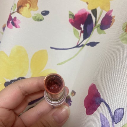 ラスティンググロスリップ 101 ブラウン系/CEZANNE/口紅を使ったクチコミ(3枚目)