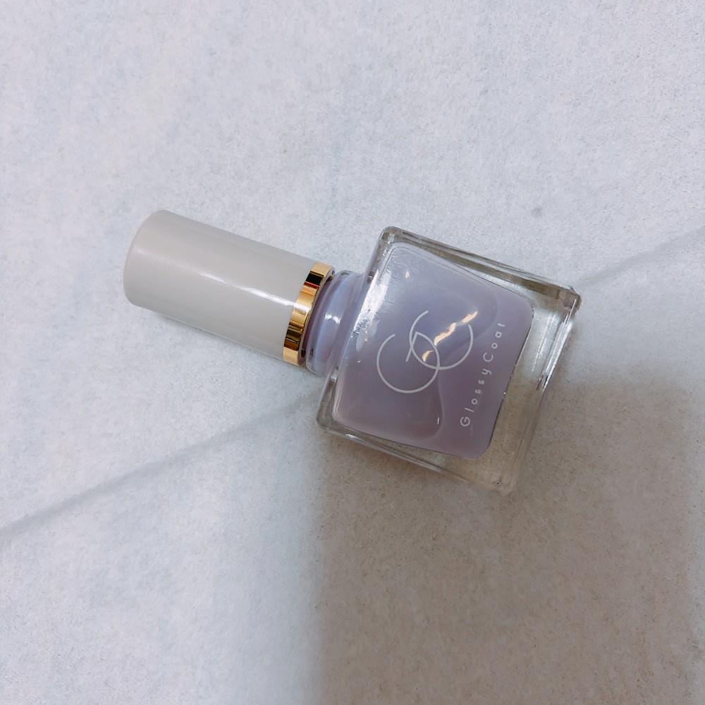 グロッシーコート シアーラベンダー（数量限定）【新】/スキューズミー/オールインワンネイルを使ったクチコミ（1枚目）