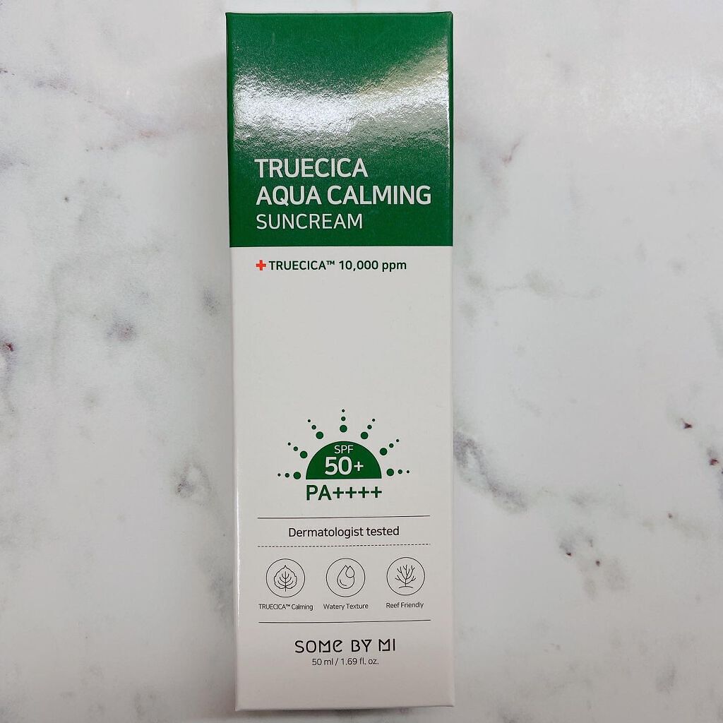 TRUECICA アクアカーミング日焼け止め/SOME BY MI/日焼け止めクリームを使ったクチコミ(3枚目)