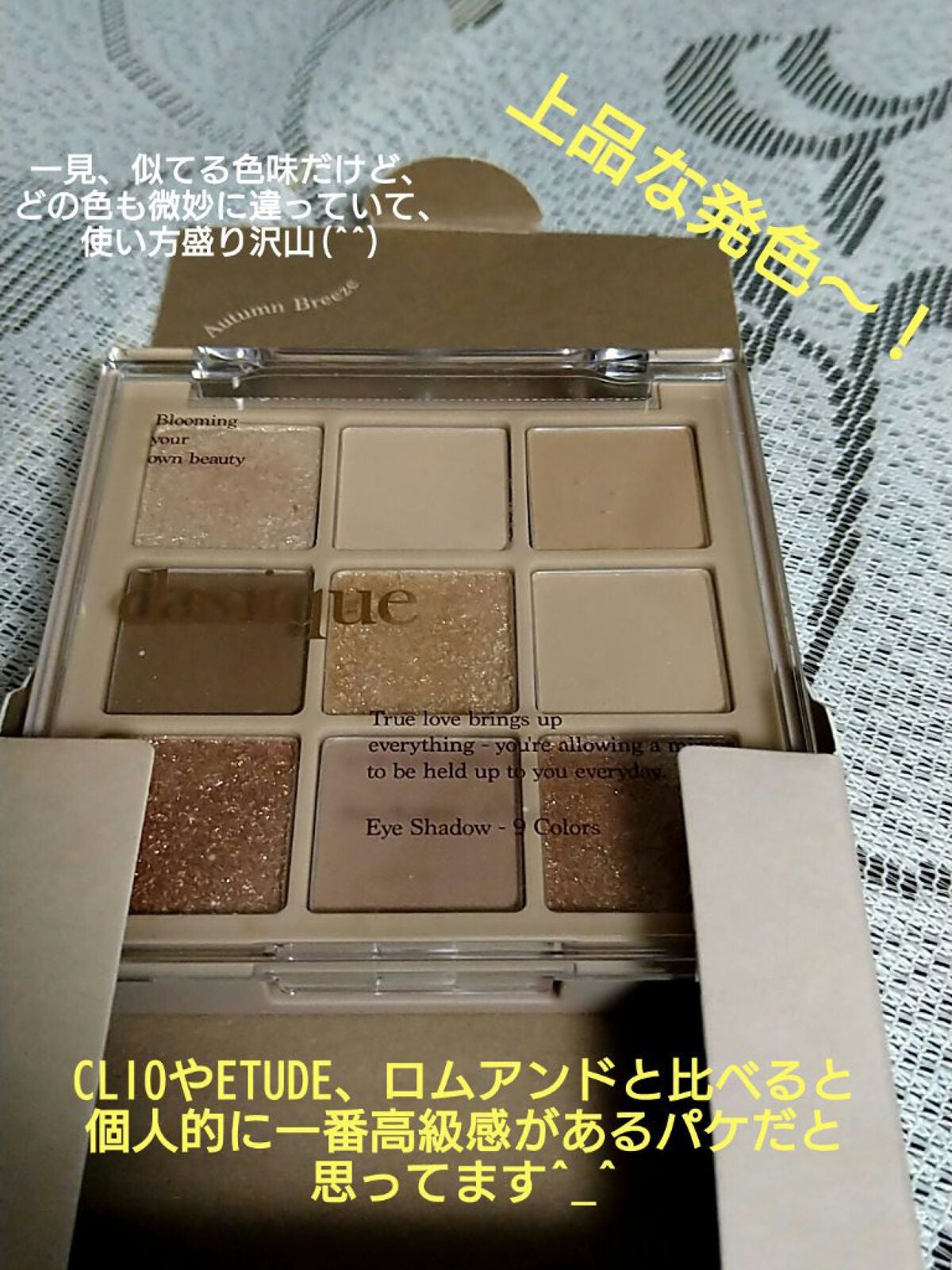 シャドウパレット/dasique/アイシャドウパレットを使ったクチコミ(2枚目)