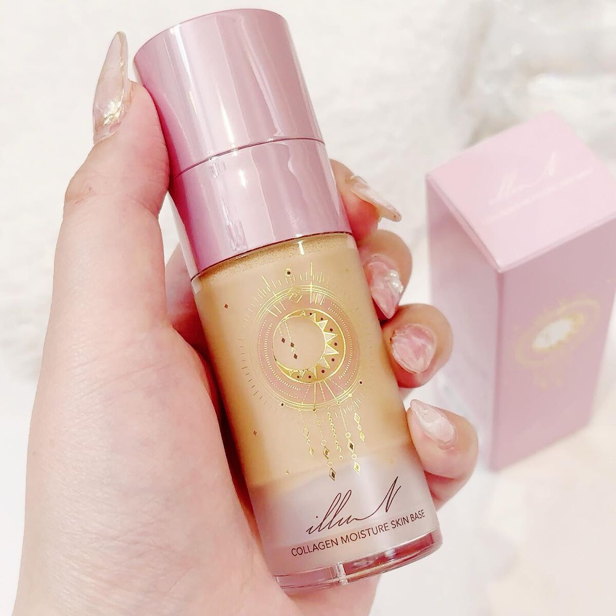 コラーゲンモイスチャースキンベース/illuN/化粧下地を使ったクチコミ(2枚目)