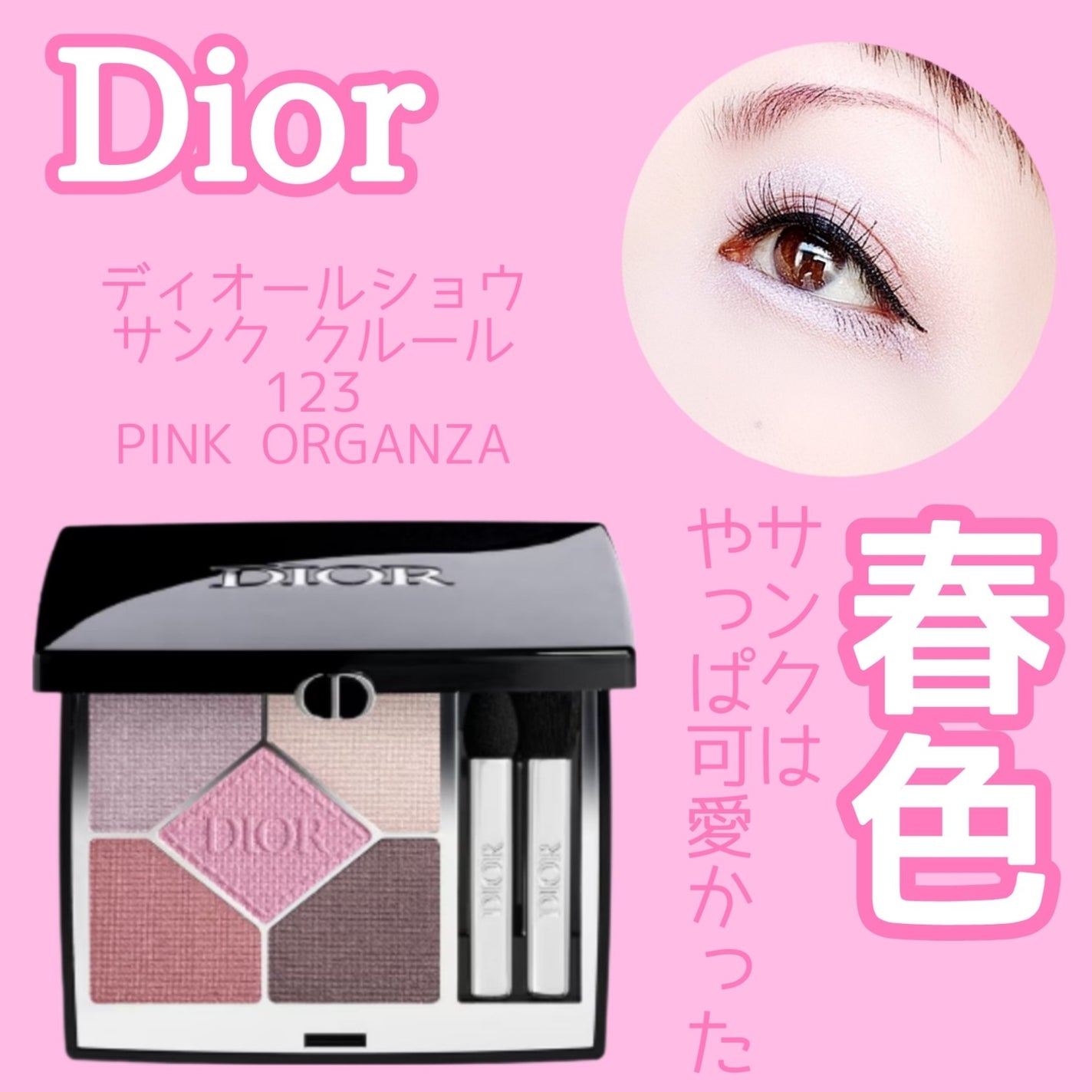 【旧】ディオールショウ サンク クルール (スプリング コレクション 2024 限定品)/Dior/アイシャドウを使ったクチコミ(1枚目)