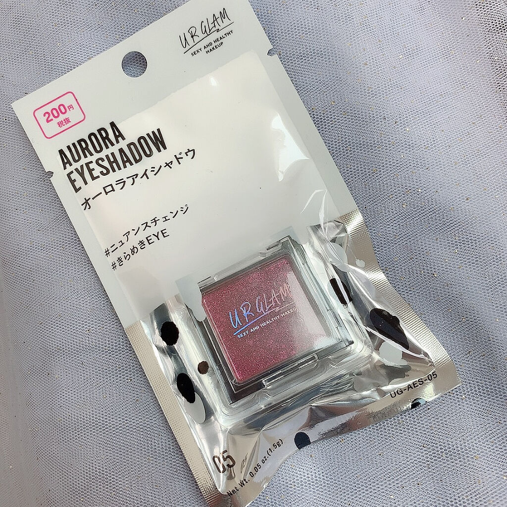 UR GLAM オーロラアイシャドウ/U R GLAM/単色アイシャドウを使ったクチコミ（2枚目）