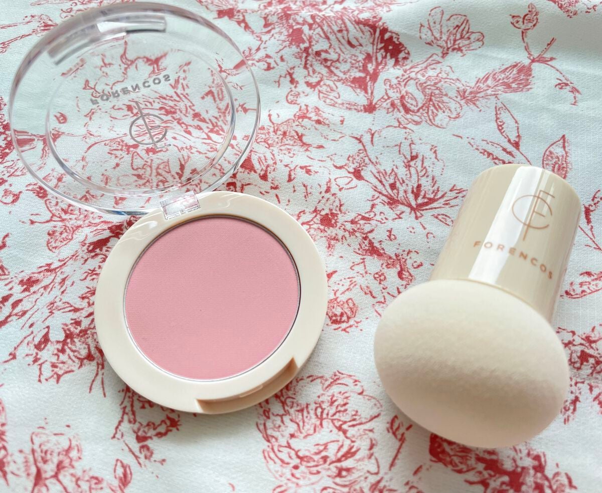 ベアブラッシャー パフ付き/フォレンコス/パウダーチークを使ったクチコミ(3枚目)