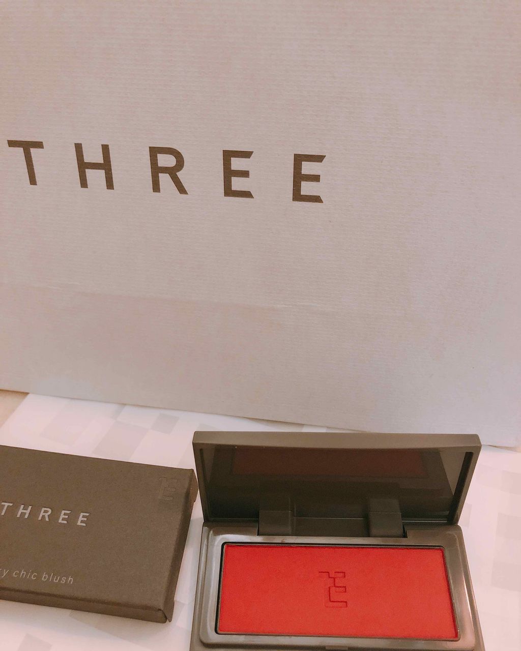 チーキーシークブラッシュ/THREE/パウダーチークを使ったクチコミ(1枚目)