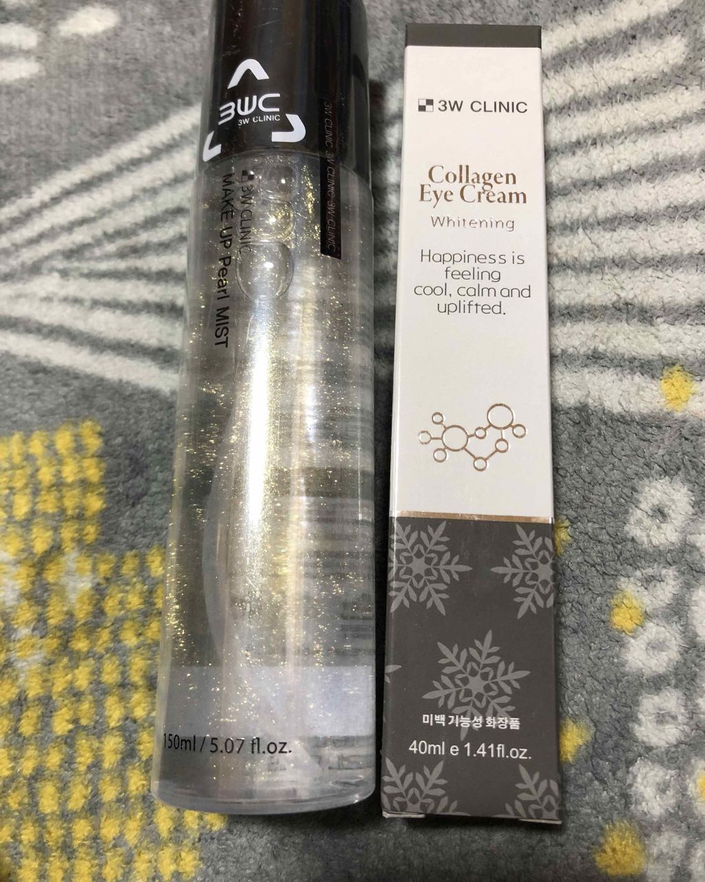 3 W MAKE UP Pearl MIST/3W CLINIC(韓国)/ミスト状化粧水を使ったクチコミ（1枚目）