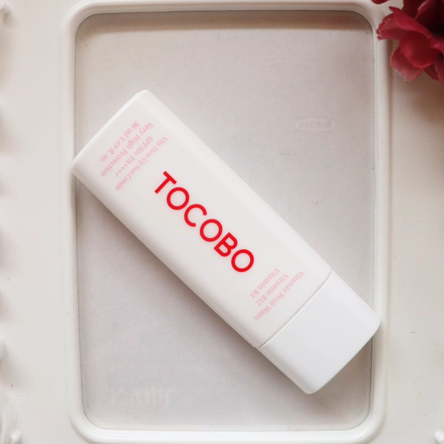 ビタトーンアップサンクリーム/TOCOBO/日焼け止めクリームを使ったクチコミ（2枚目）